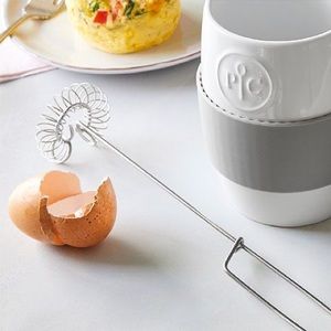 Ceramic Egg Cooker + Stainless Steel Mini Whipper